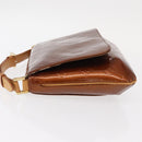 LOUIS VUITTON Monogram Vernis Thompson Street Bag Bronze M91124 LV Auth 155020-4