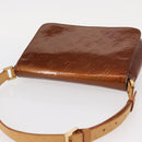 LOUIS VUITTON Monogram Vernis Thompson Street Bag Bronze M91124 LV Auth 155020-6