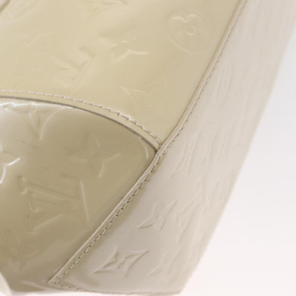 LOUIS VUITTON Vernis Sherwood PM Hand Bag Broncorail M91491 LV Auth 155021