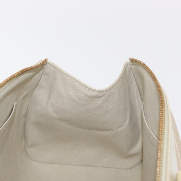 LOUIS VUITTON Vernis Sherwood PM Hand Bag Broncorail M91491 LV Auth 155021