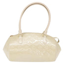 LOUIS VUITTON Vernis Sherwood PM Hand Bag Broncorail M91491 LV Auth 155021-13