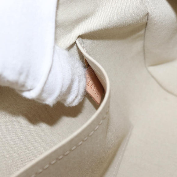 LOUIS VUITTON Vernis Sherwood PM Hand Bag Broncorail M91491 LV Auth 155021