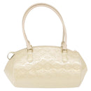 LOUIS VUITTON Vernis Sherwood PM Hand Bag Broncorail M91491 LV Auth 155021-2