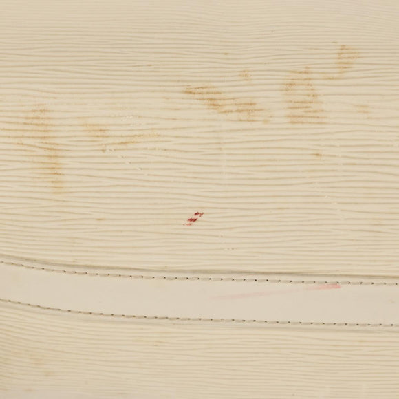 LOUIS VUITTON Epi Speedy 25 Hand Bag White Yvoire M5923J LV Auth 155022