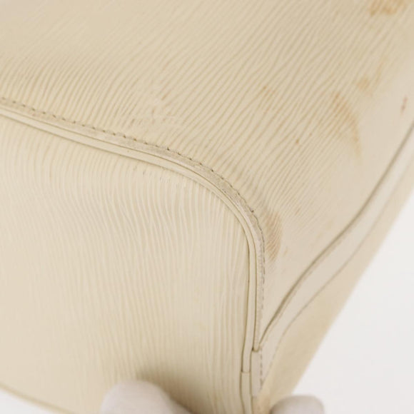 LOUIS VUITTON Epi Speedy 25 Hand Bag White Yvoire M5923J LV Auth 155022
