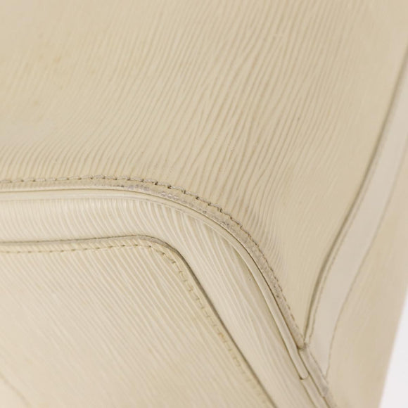 LOUIS VUITTON Epi Speedy 25 Hand Bag White Yvoire M5923J LV Auth 155022