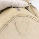 LOUIS VUITTON Epi Speedy 25 Hand Bag White Yvoire M5923J LV Auth 155022-18