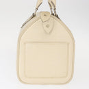 LOUIS VUITTON Epi Speedy 25 Hand Bag White Yvoire M5923J LV Auth 155022-4