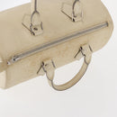 LOUIS VUITTON Epi Speedy 25 Hand Bag White Yvoire M5923J LV Auth 155022-7