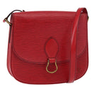 LOUIS VUITTON Epi Saint Cloud GM Shoulder Bag Red M52197 LV Auth 155024-1