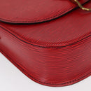LOUIS VUITTON Epi Saint Cloud GM Shoulder Bag Red M52197 LV Auth 155024-14