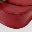 LOUIS VUITTON Epi Saint Cloud GM Shoulder Bag Red M52197 LV Auth 155024-15