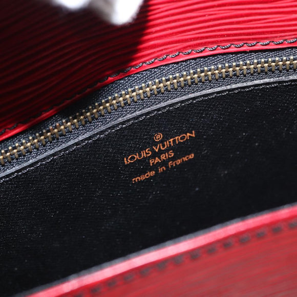 LOUIS VUITTON Epi Saint Cloud GM Shoulder Bag Red M52197 LV Auth 155024