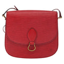 LOUIS VUITTON Epi Saint Cloud GM Shoulder Bag Red M52197 LV Auth 155024-13