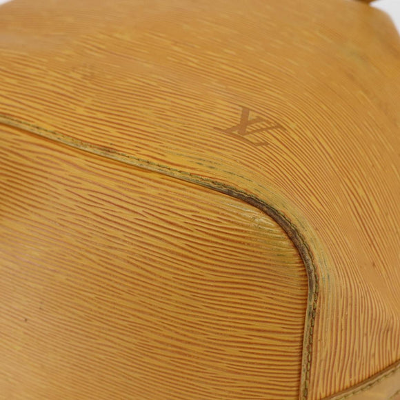 LOUIS VUITTON Epi Petit Noe Shoulder Bag Yellow M44109 LV Auth 155027