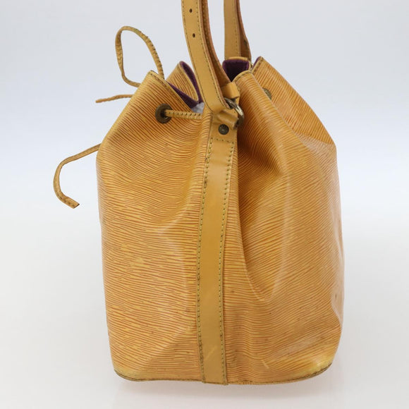 LOUIS VUITTON Epi Petit Noe Shoulder Bag Yellow M44109 LV Auth 155027