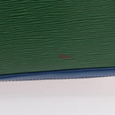 LOUIS VUITTON Epi Tricolor Noe Shoulder Bag Blue Red Green M44082 LV Auth 155028-10