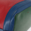 LOUIS VUITTON Epi Tricolor Noe Shoulder Bag Blue Red Green M44082 LV Auth 155028-13