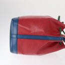 LOUIS VUITTON Epi Tricolor Noe Shoulder Bag Blue Red Green M44082 LV Auth 155028-4