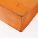 LOUIS VUITTON Epi Sac Plat Hand Bag Orange Mandarin M5274H LV Auth 155029-14