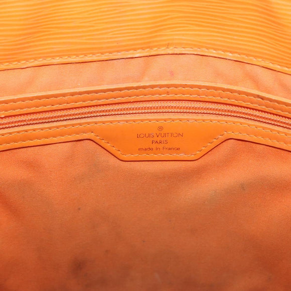 LOUIS VUITTON Epi Sac Plat Hand Bag Orange Mandarin M5274H LV Auth 155029