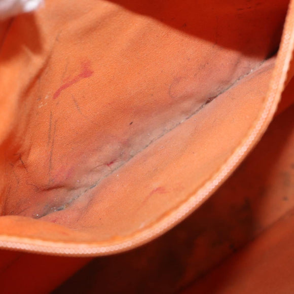 LOUIS VUITTON Epi Sac Plat Hand Bag Orange Mandarin M5274H LV Auth 155029