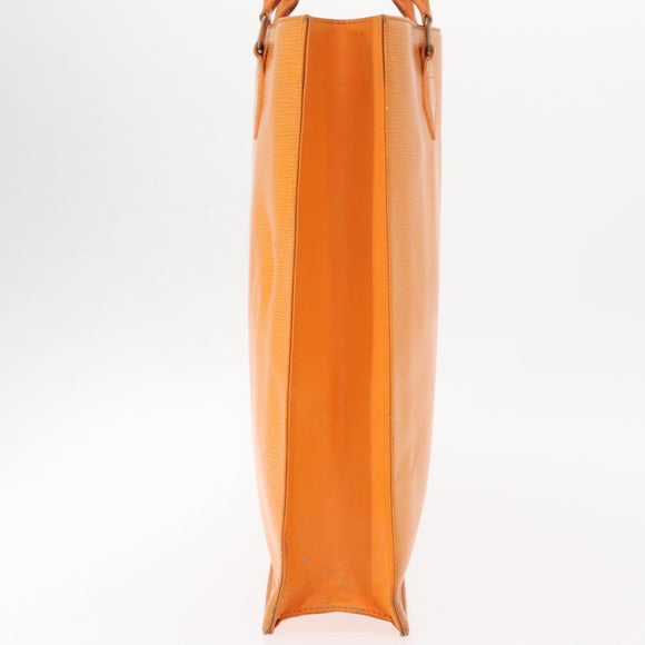 LOUIS VUITTON Epi Sac Plat Hand Bag Orange Mandarin M5274H LV Auth 155029