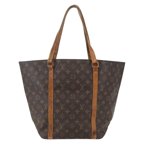 LOUIS VUITTON Monogram Sac Shopping Tote Bag M51108 LV Auth 155034