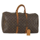 LOUIS VUITTON Monogram Keepall 50 Boston Bag M41426 LV Auth 155038-1