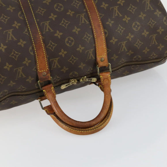 LOUIS VUITTON Monogram Keepall 50 Boston Bag M41426 LV Auth 155038