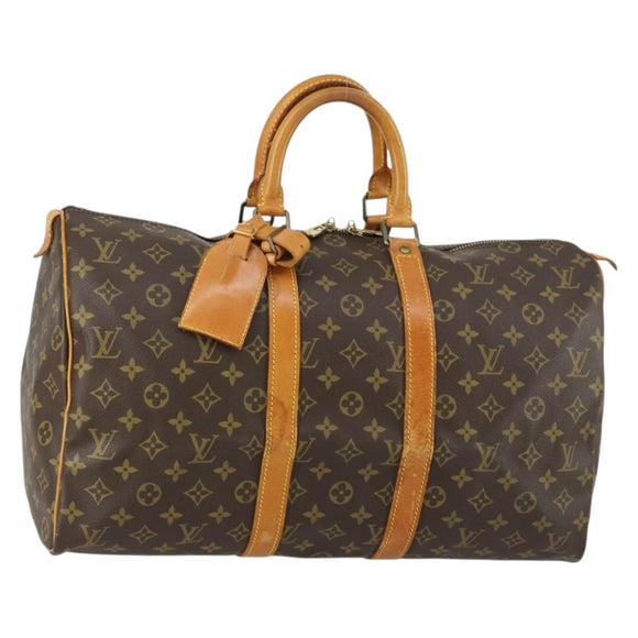 LOUIS VUITTON Monogram Keepall 45 Boston Bag M41428 LV Auth 155039