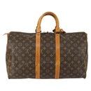 LOUIS VUITTON Monogram Keepall 45 Boston Bag M41428 LV Auth 155039-2