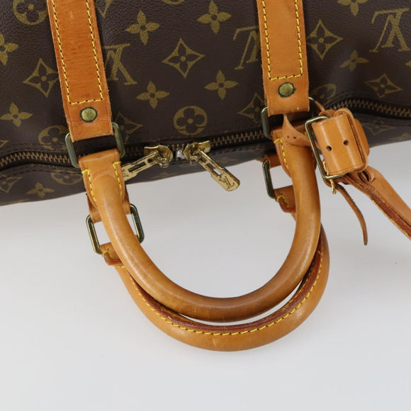 LOUIS VUITTON Monogram Keepall 45 Boston Bag M41428 LV Auth 155039