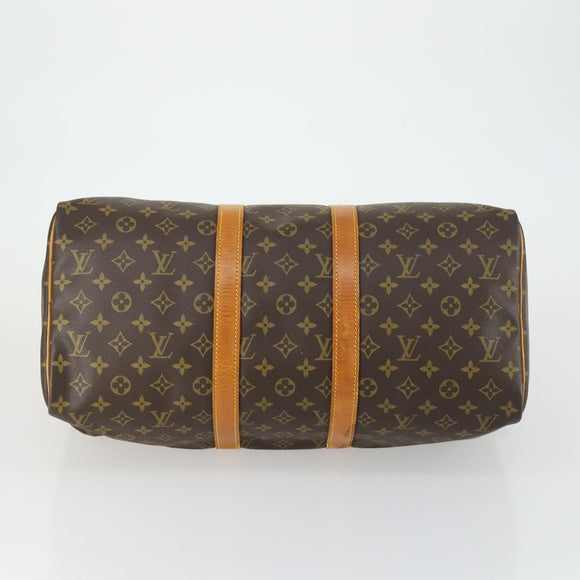 LOUIS VUITTON Monogram Keepall 45 Boston Bag M41428 LV Auth 155039