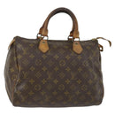 LOUIS VUITTON Monogram Speedy 30 Hand Bag M41526 LV Auth 155040-1