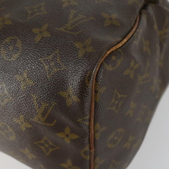 LOUIS VUITTON Monogram Speedy 30 Hand Bag M41526 LV Auth 155040