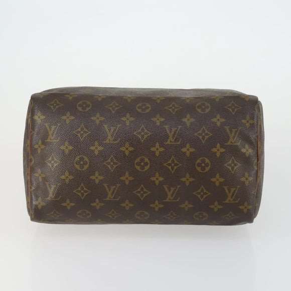 LOUIS VUITTON Monogram Speedy 30 Hand Bag M41526 LV Auth 155040