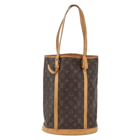 LOUIS VUITTON Monogram Bucket GM Shoulder Bag M42236 LV Auth 155041
