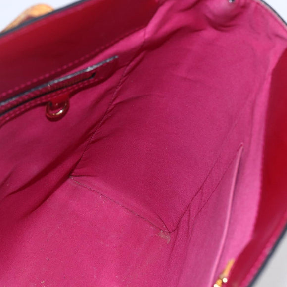 LOUIS VUITTON Monogram Vernis Catalina NS Bag Rose Andian M90013 LV Auth 155043