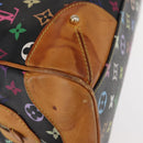 LOUIS VUITTON Monogram Multicolor Claudia Hand Bag Black M40194 LV Auth 155044-9