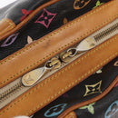 LOUIS VUITTON Monogram Multicolor Claudia Hand Bag Black M40194 LV Auth 155044-18