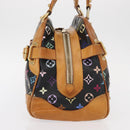 LOUIS VUITTON Monogram Multicolor Claudia Hand Bag Black M40194 LV Auth 155044-5