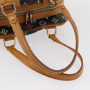 LOUIS VUITTON Monogram Multicolor Claudia Hand Bag Black M40194 LV Auth 155044-8