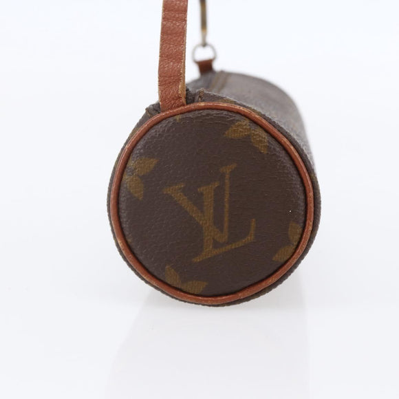 LOUIS VUITTON Monogram Papillon Pouch Vintage LV Auth 155045