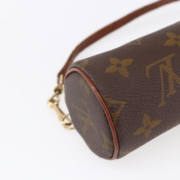 LOUIS VUITTON Monogram Papillon Pouch Vintage LV Auth 155046