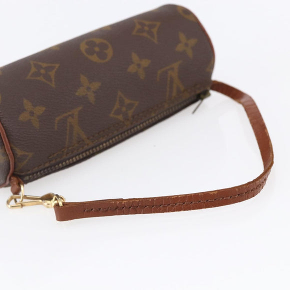 LOUIS VUITTON Monogram Papillon Pouch Vintage LV Auth 155046