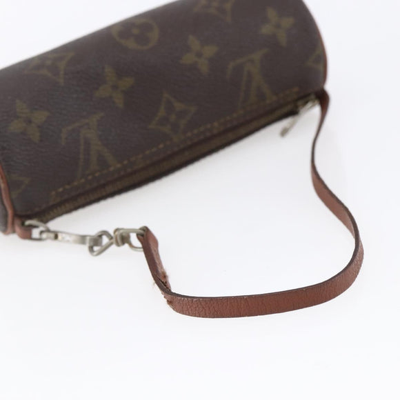 LOUIS VUITTON Monogram Papillon Pouch LV Auth 155047