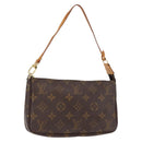 LOUIS VUITTON Monogram Pochette Accessoires Pouch M51980 LV Auth 155049-1