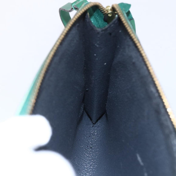 LOUIS VUITTON Epi Pochette Accessoires Pouch Green M52984 LV Auth 155050