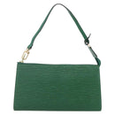 LOUIS VUITTON Epi Pochette Accessoires Pouch Green M52984 LV Auth 155050-13